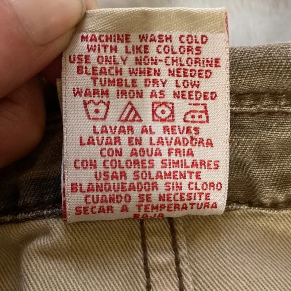 Faded Glory camo jeans jacket size 8/10 M - Picture 7 of 7